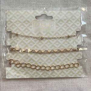 Gold Bracelet Trio for Women